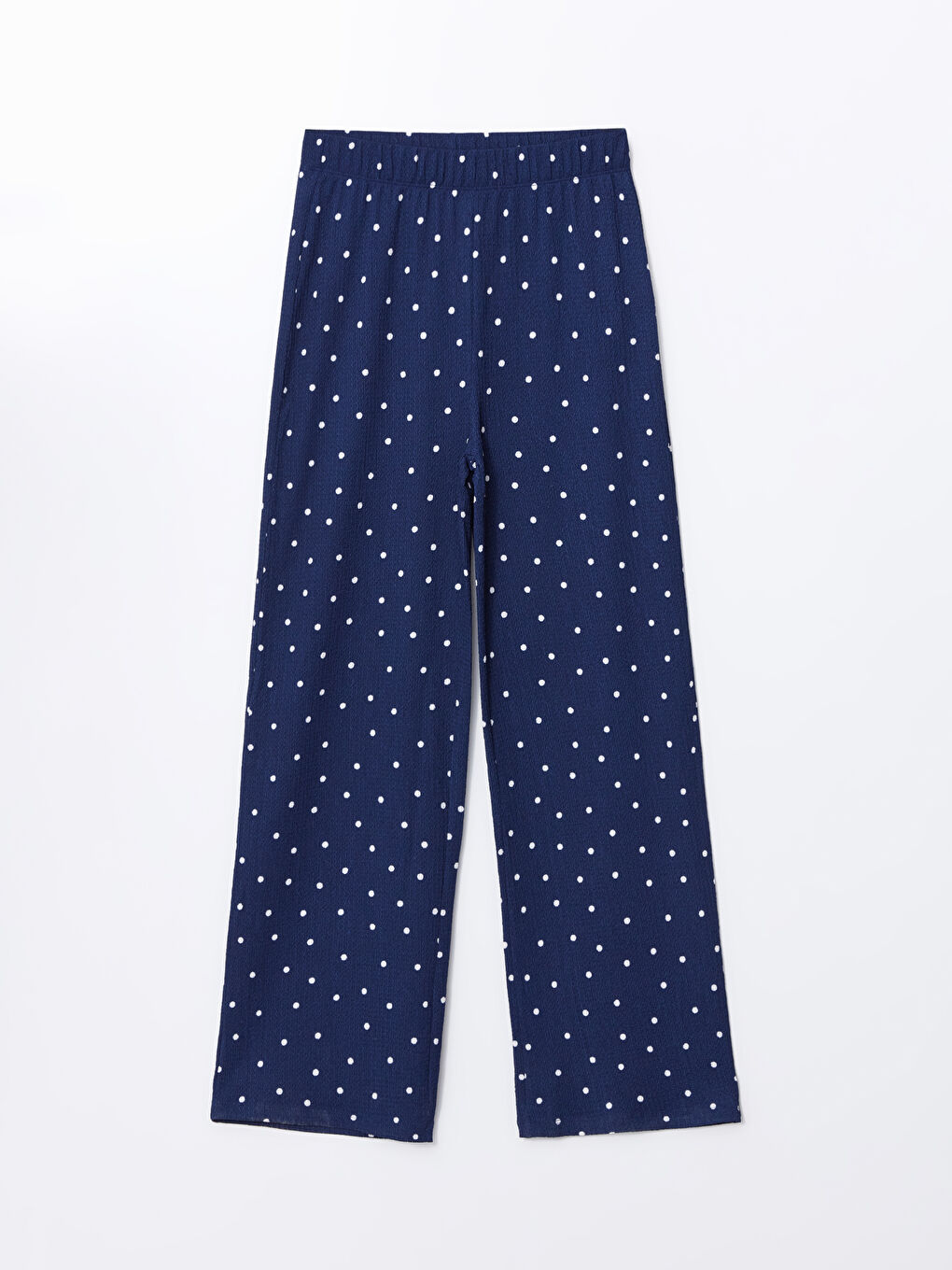 Elasticated Waist Polka Dot Women's Trousers -S5HQ53Z8-LSF