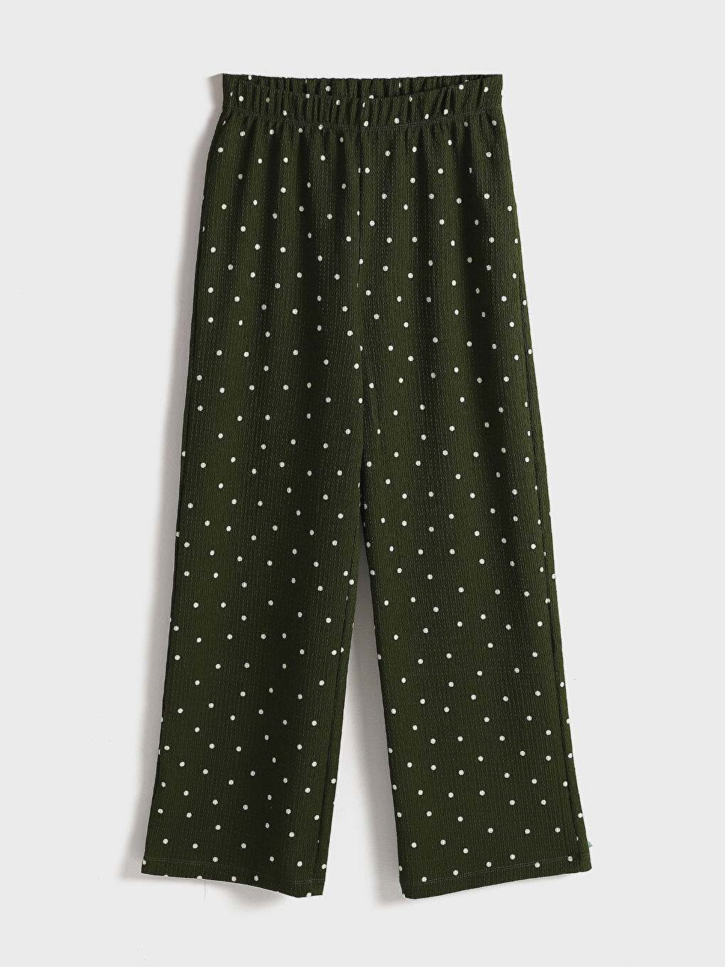 Elasticated Waist Polka Dot Women's Trousers -S5HQ53Z8-LS6