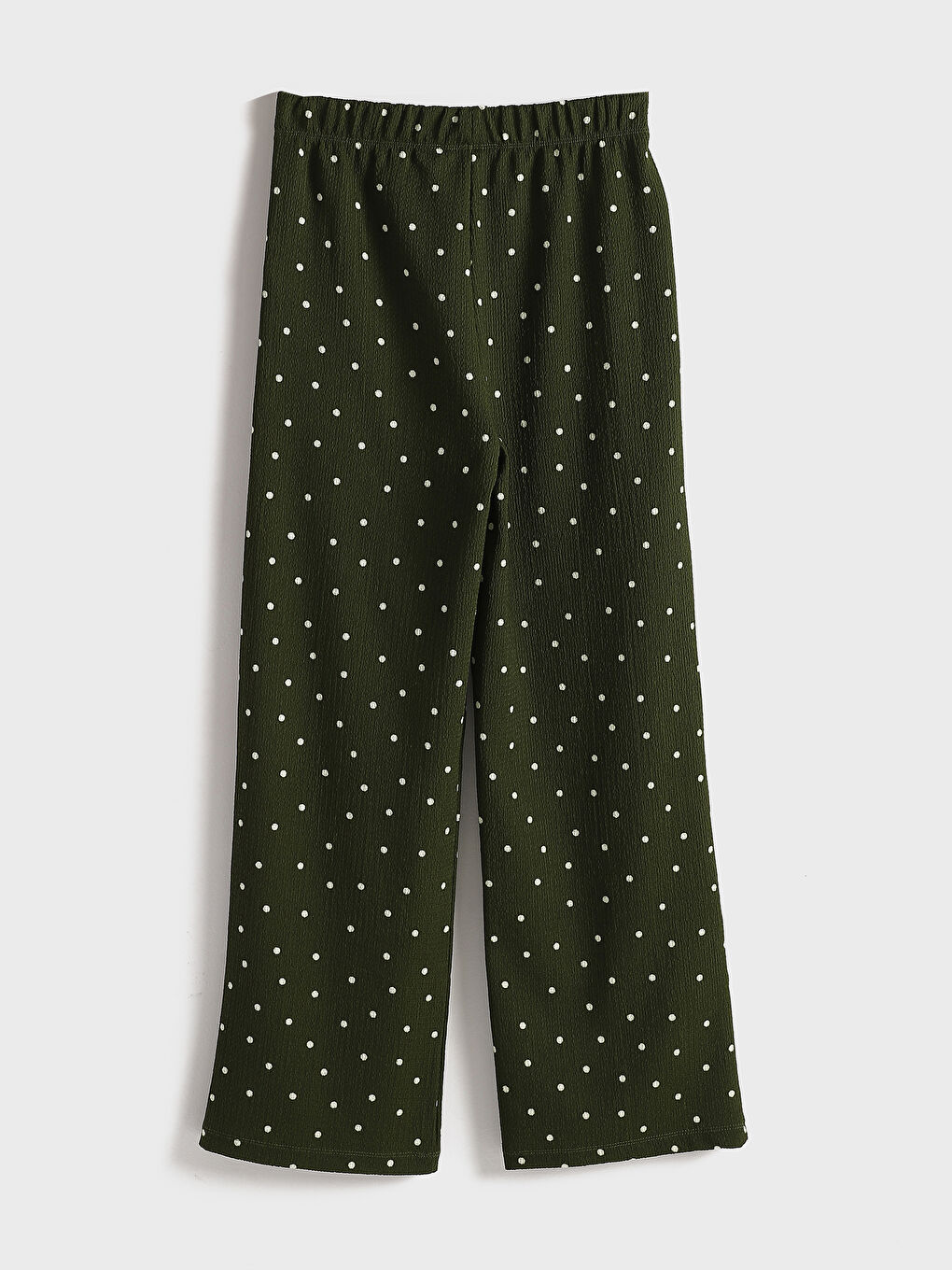 Elasticated Waist Polka Dot Women's Trousers -S5HQ53Z8-LS6