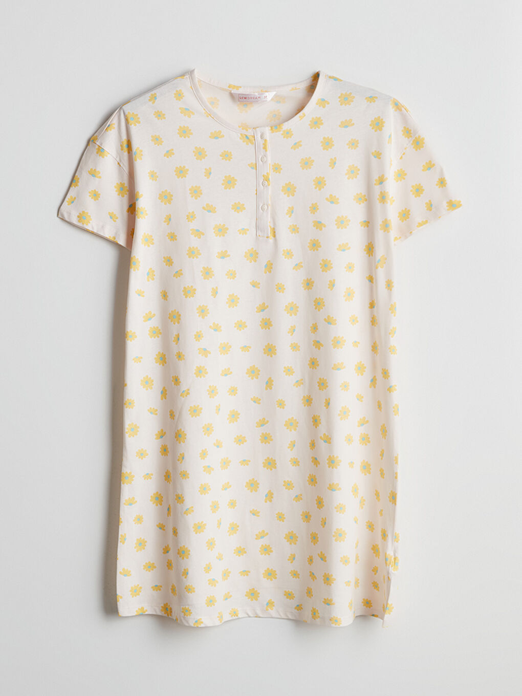 Crew Neck Printed Maternity Nightdress -S5HQ77Z8-LT6