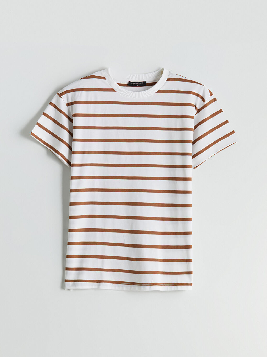 Crew Neck Striped Women T-Shirt -S5HQ99Z8-LEW