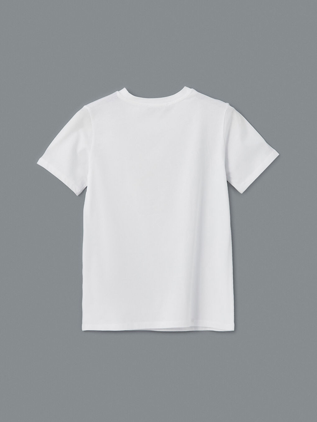 LCW Comfort Beyaz Bisiklet Yaka Çiçekli Kadın Tişört - 5