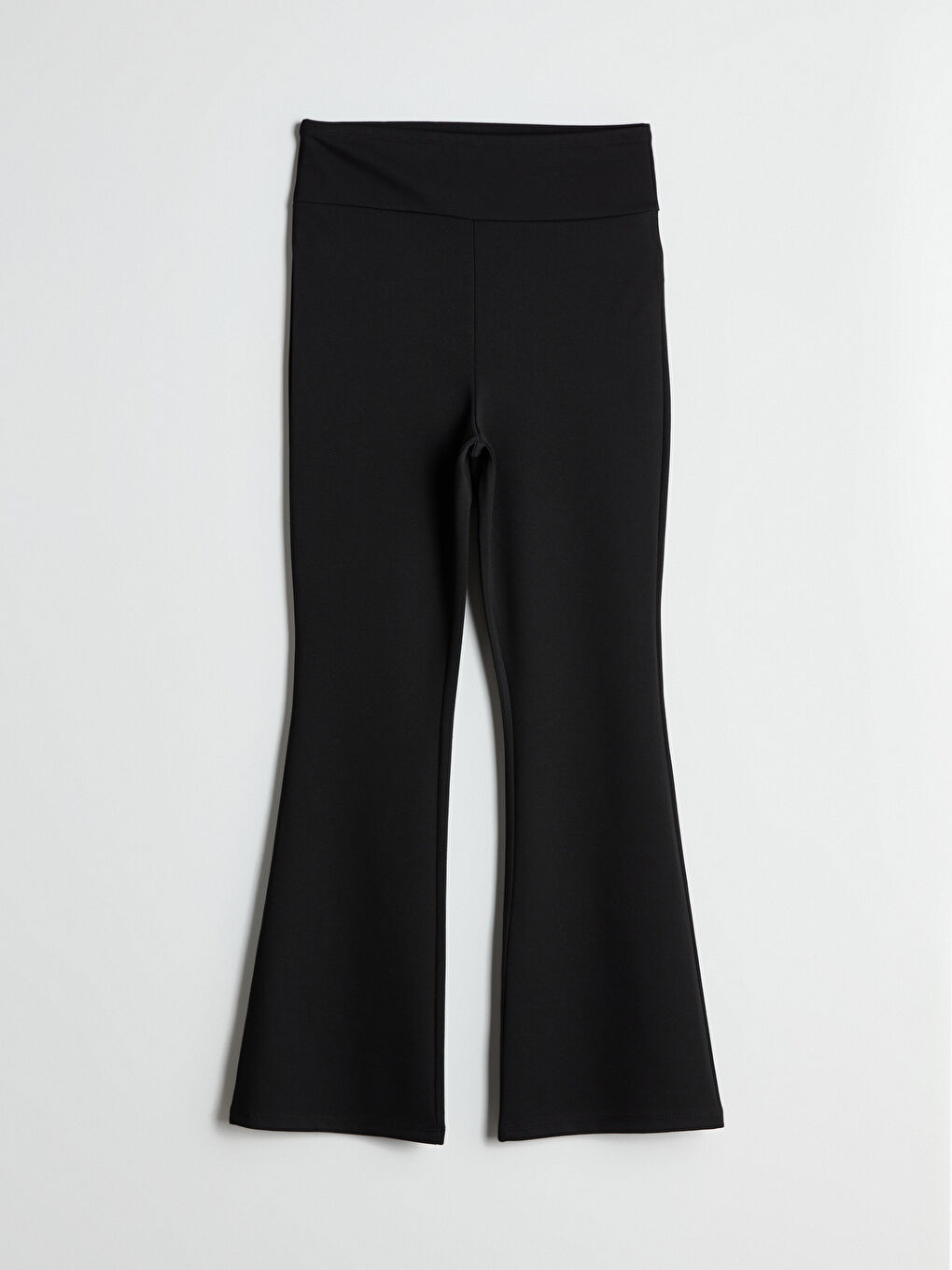 Elastic Waist Straight Flared Women's Leggings Trousers -S5HR22Z8-CVL