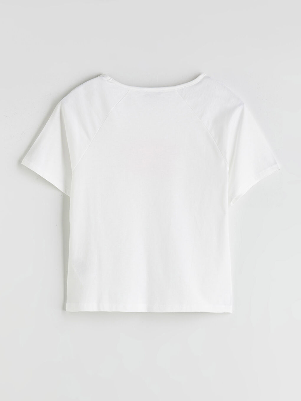 LCW Young Bisiklet Yaka Nakışlı Kadın Pijama Takımı -S5HR33Z8-LEH