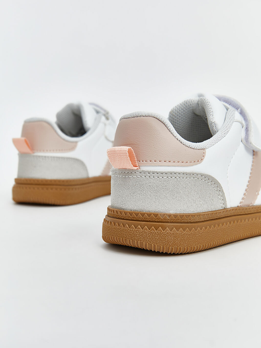 Lace-Up and Hook-and-Loop Girls' Sneakers-4