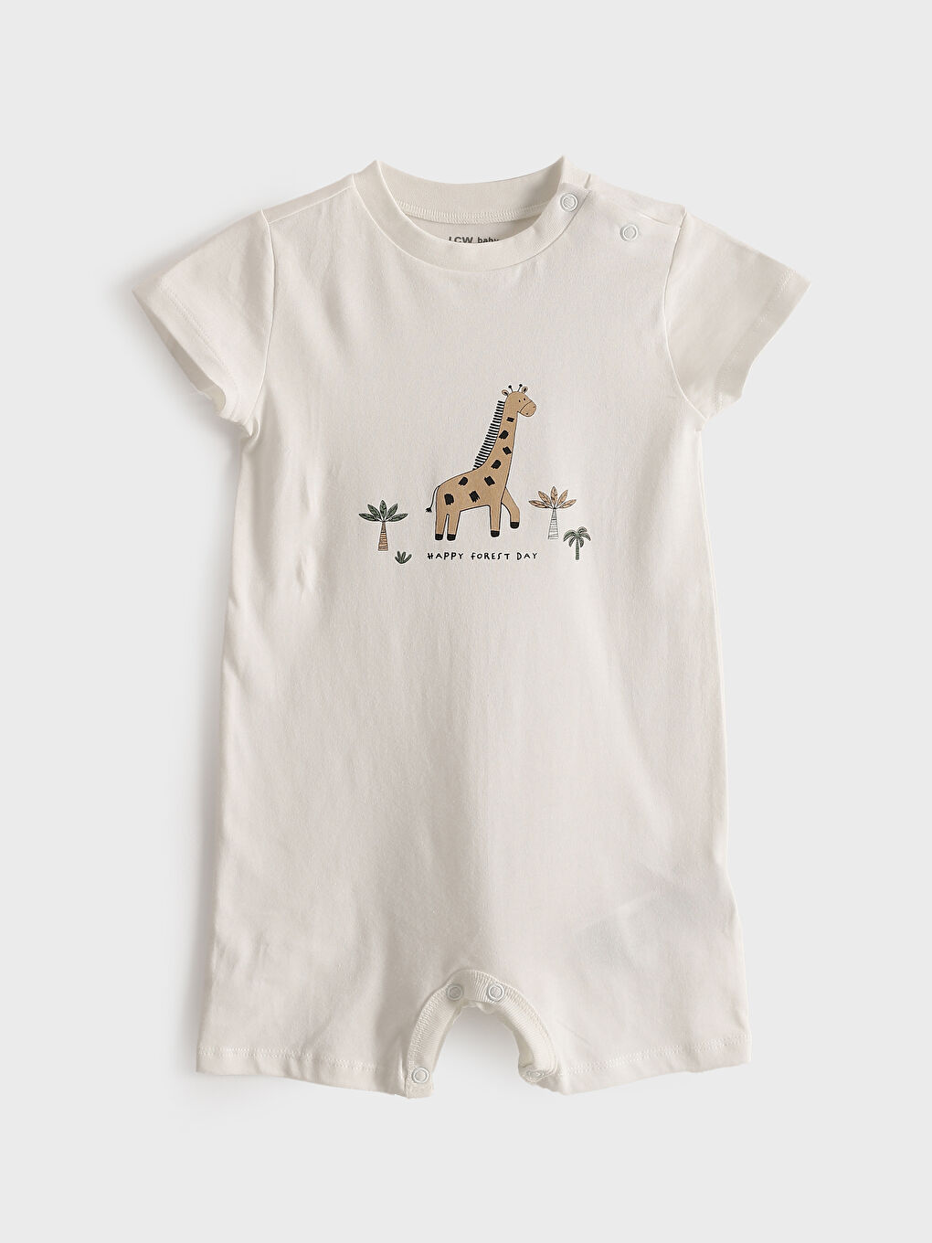 Crew Neck Printed Baby Boys' Jumpsuit 2 Pack -S5HR95Z1-FLL