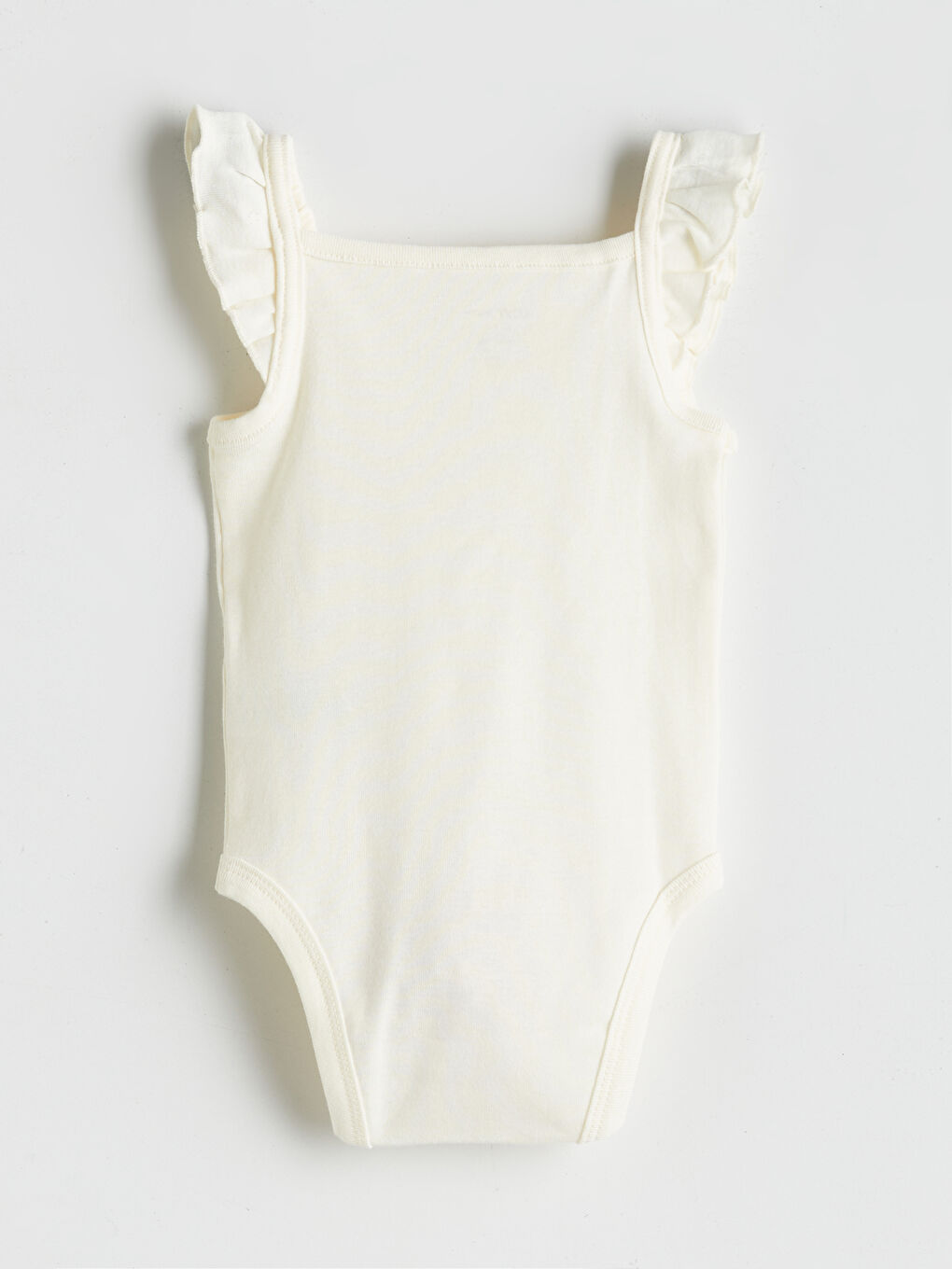 LCW baby Crew Neck Baby Girls Snap-Button Bodysuit and Shorts 2 Pack -S5HS04Z1-FDL