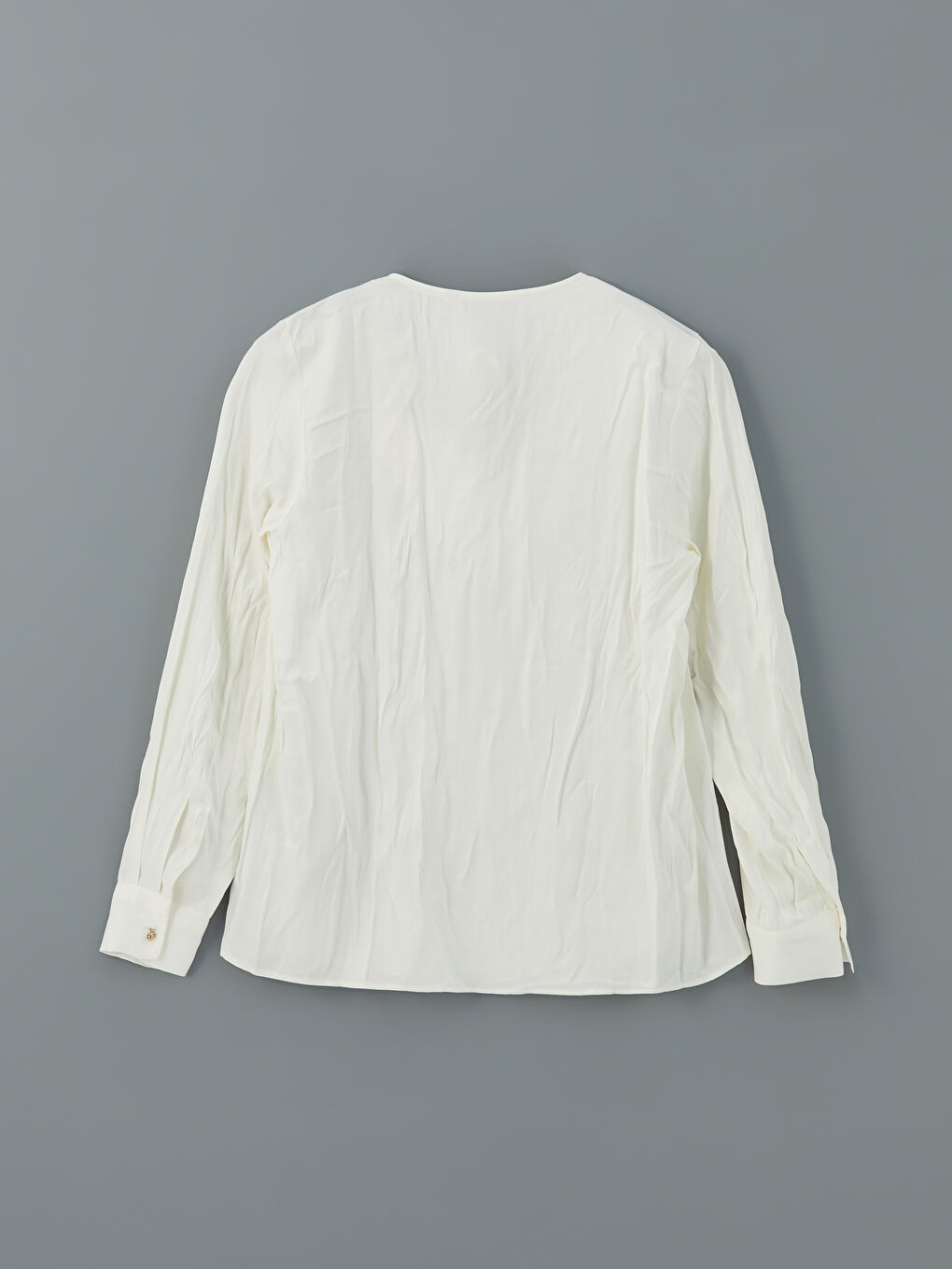 V-Neck Satin Women's Blouse -S5HS10Z8-FEW