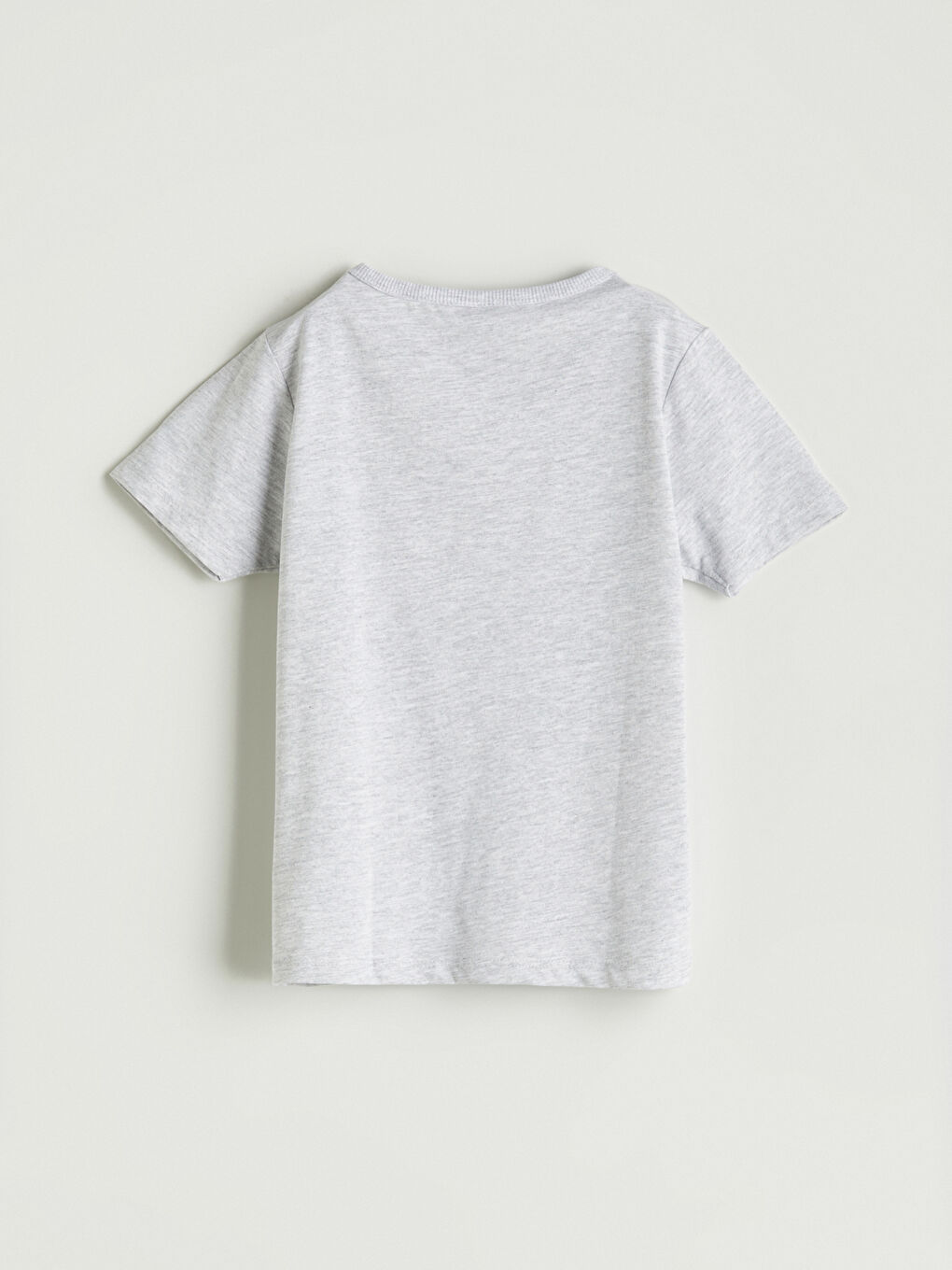 Gri Baskılı Penye Erkek Çocuk Pijama Üst-2