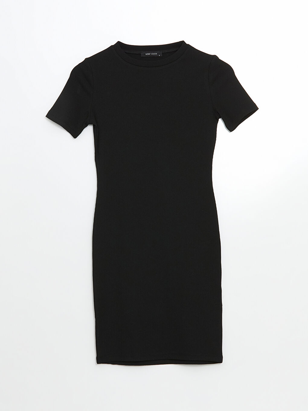 Women's Crew Neck Straight Bodycon Dress -S5HS33Z8-CVL