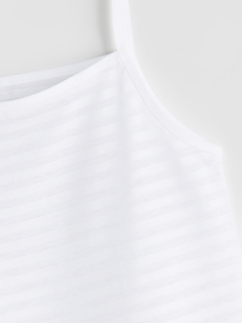 Beyaz Kare Yaka Kız Çocuk Atlet 2'li-2