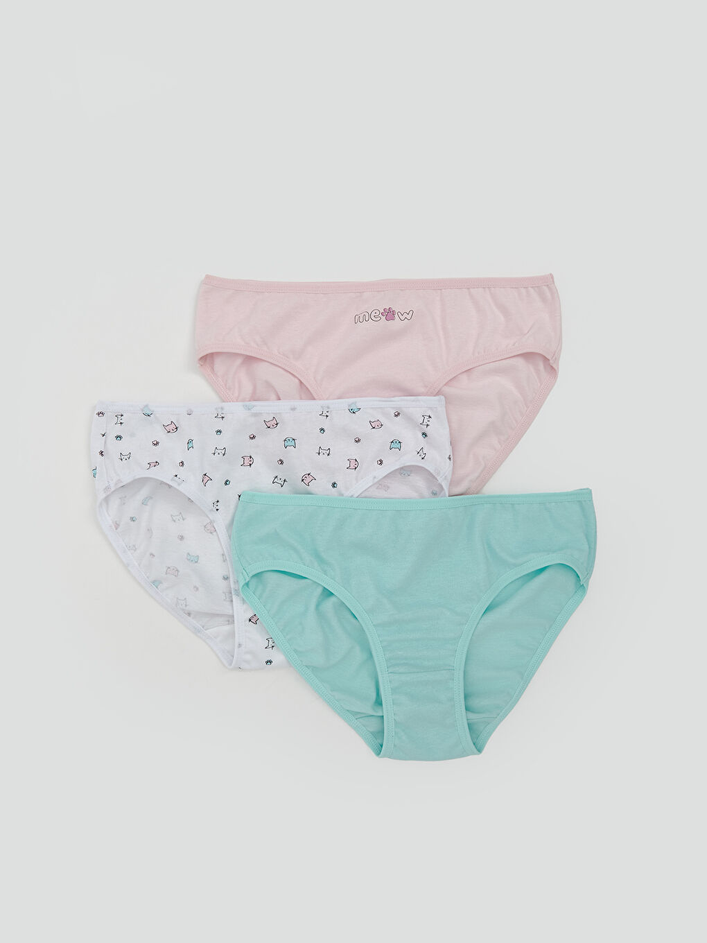 LCW Kids Printed Girl's Panties 3 pcs -S5HS67Z4-LU7
