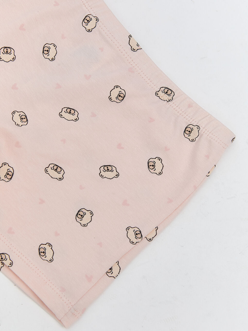 Pembe Beli Lastikli Kız Çocuk Boxer-2