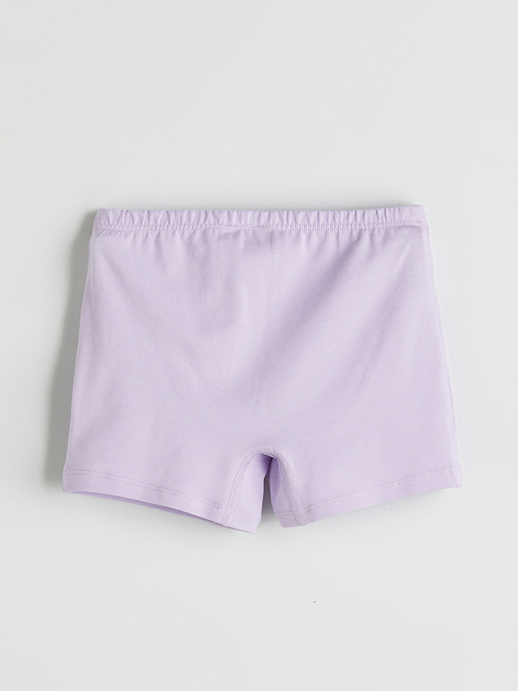 Lila Beli Lastikli Baskılı Kız Çocuk Boxer-2