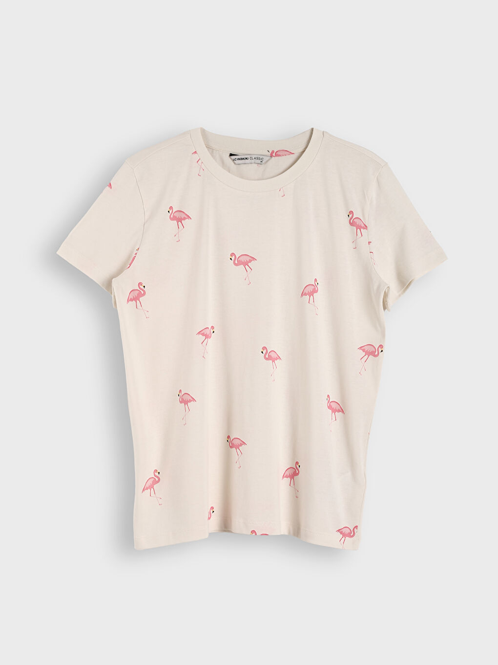 T-shirt Imprimé à Col Rond pour Femmes