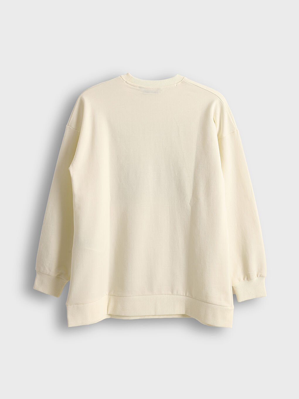 Crew Neck Printed Women's Sweatshirt Tunic -S5HT17Z8-FEW