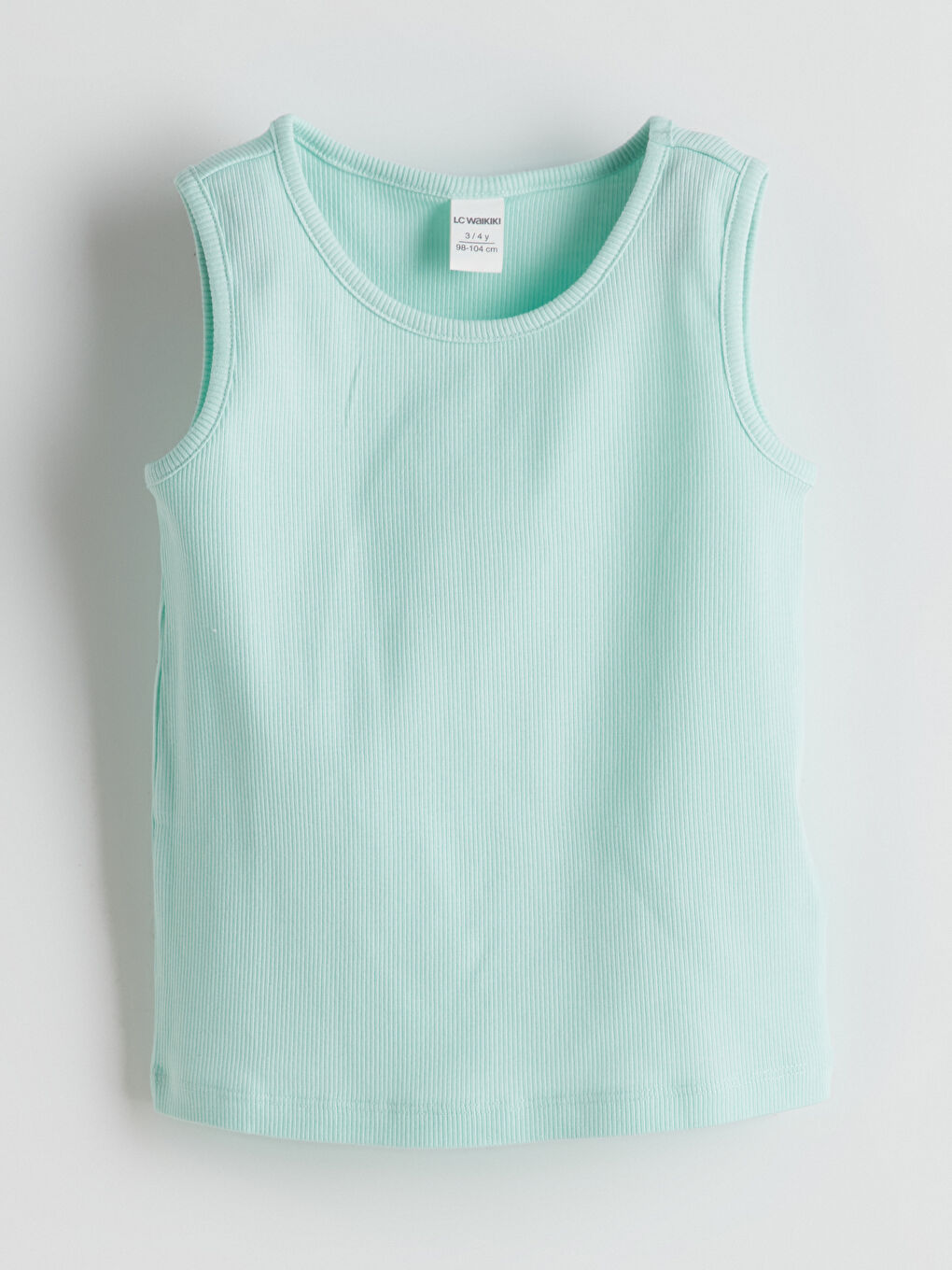 LC Waikiki Crew Neck Plain Girls' Tank Top -S5HT20Z1-FVZ