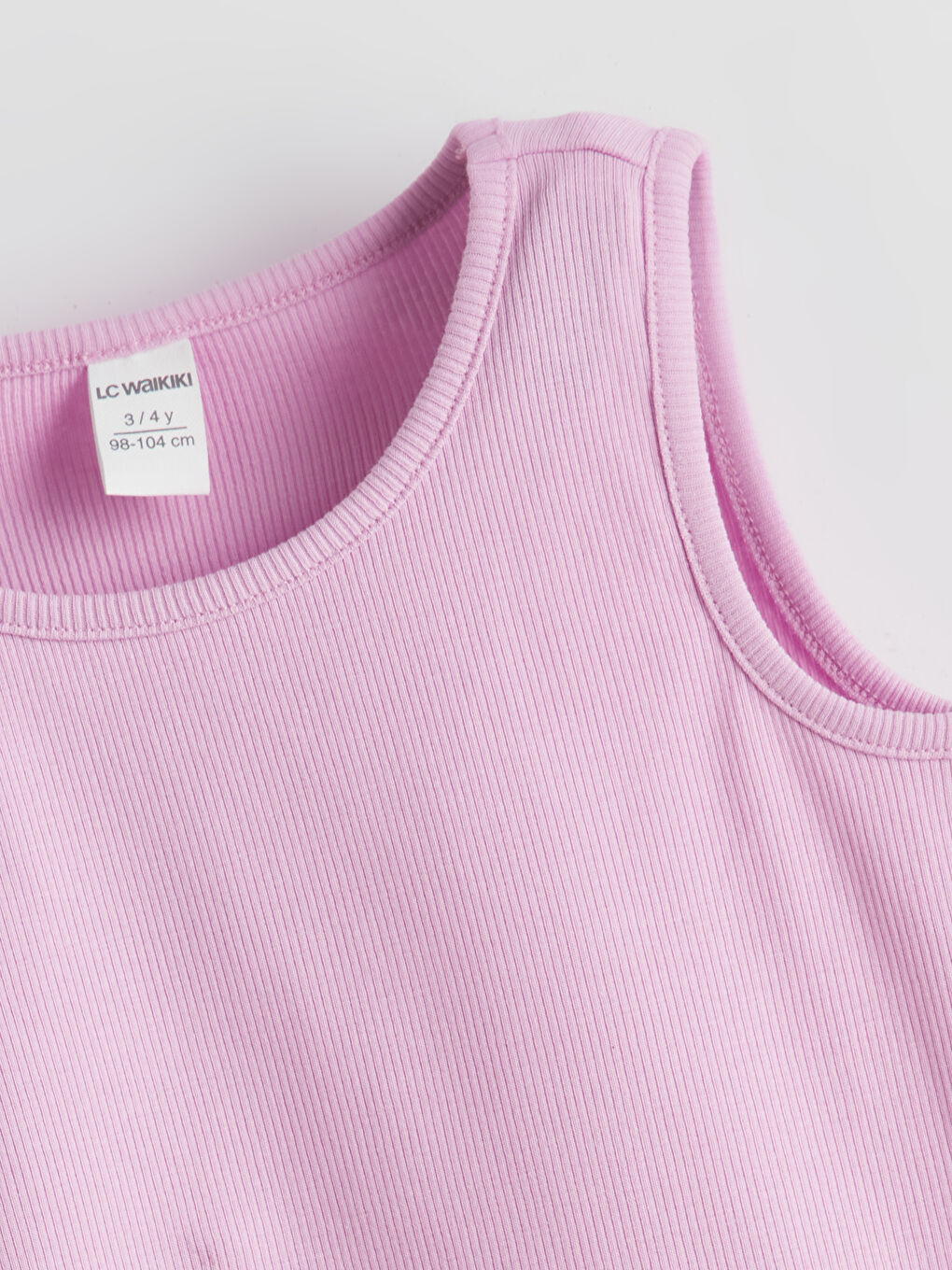 LC Waikiki Crew Neck Plain Girls' Tank Top -S5HT20Z1-QY9