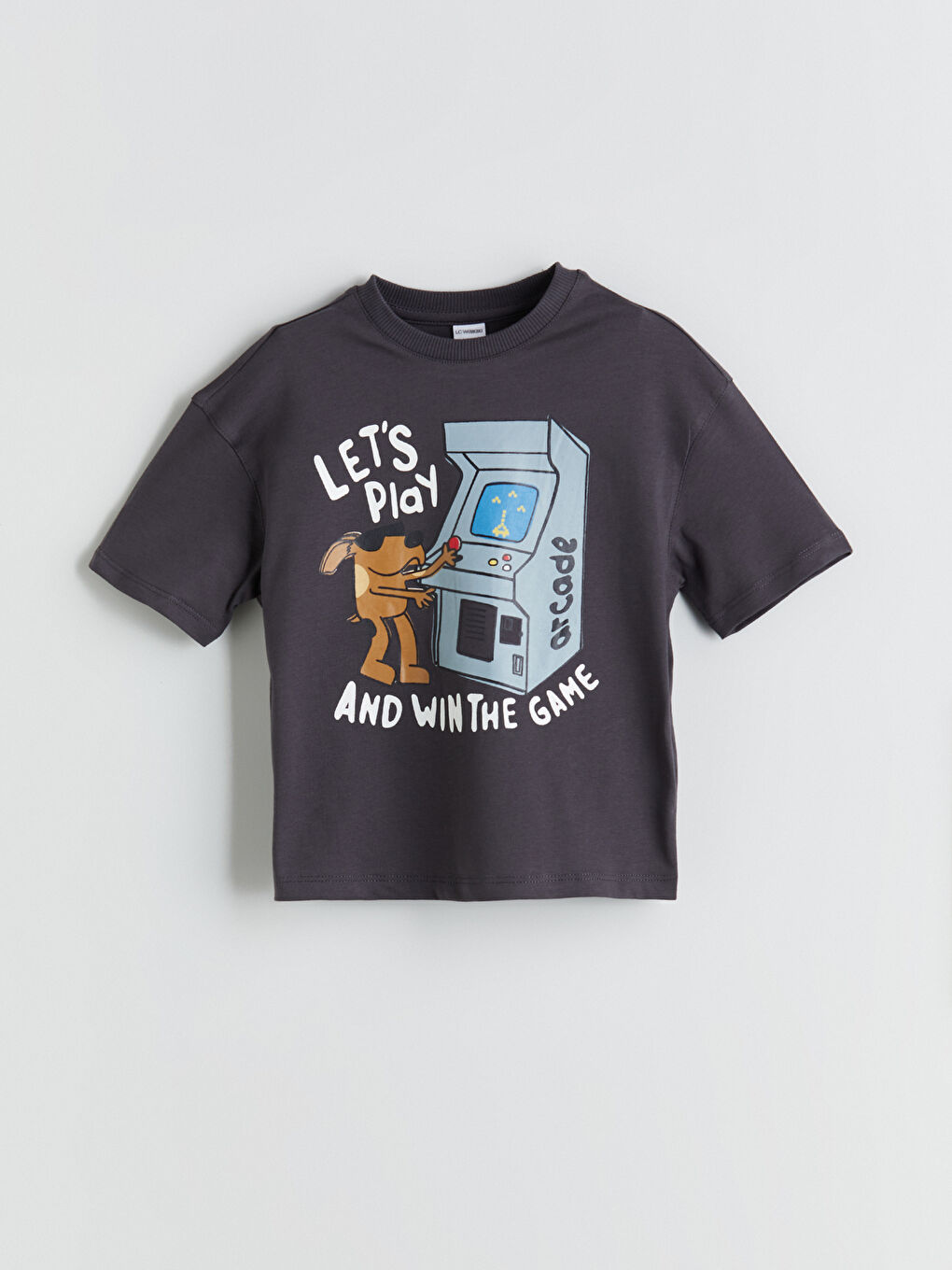 LCW Kids Bisiklet Yaka Baskılı Erkek Çocuk Tişört 2'li -S5HT33Z1-Q6K
