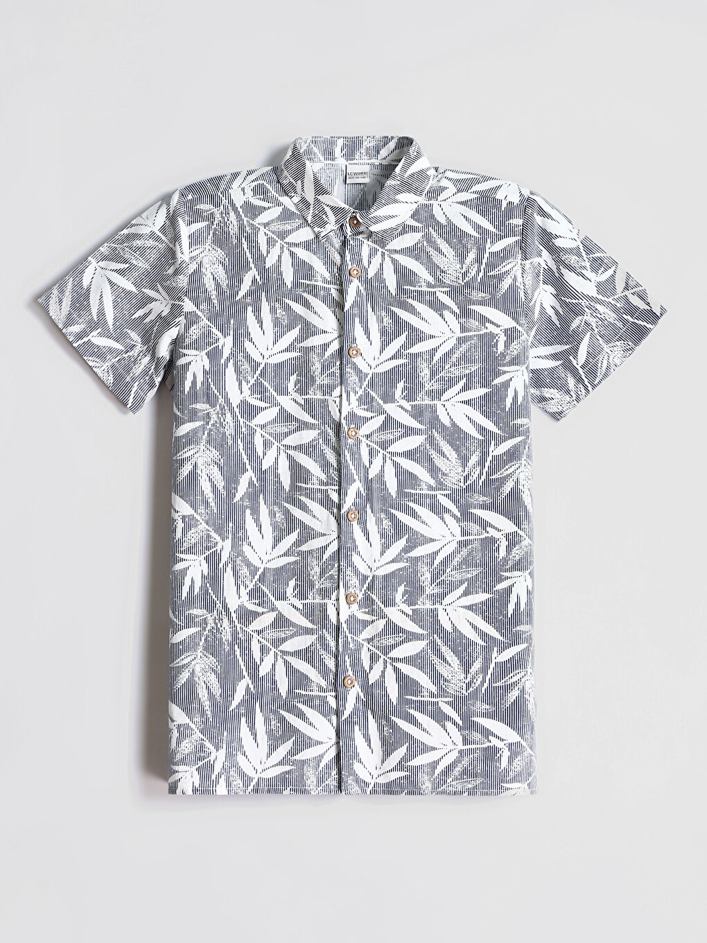 Regular Fit Printed Boys' Shirt