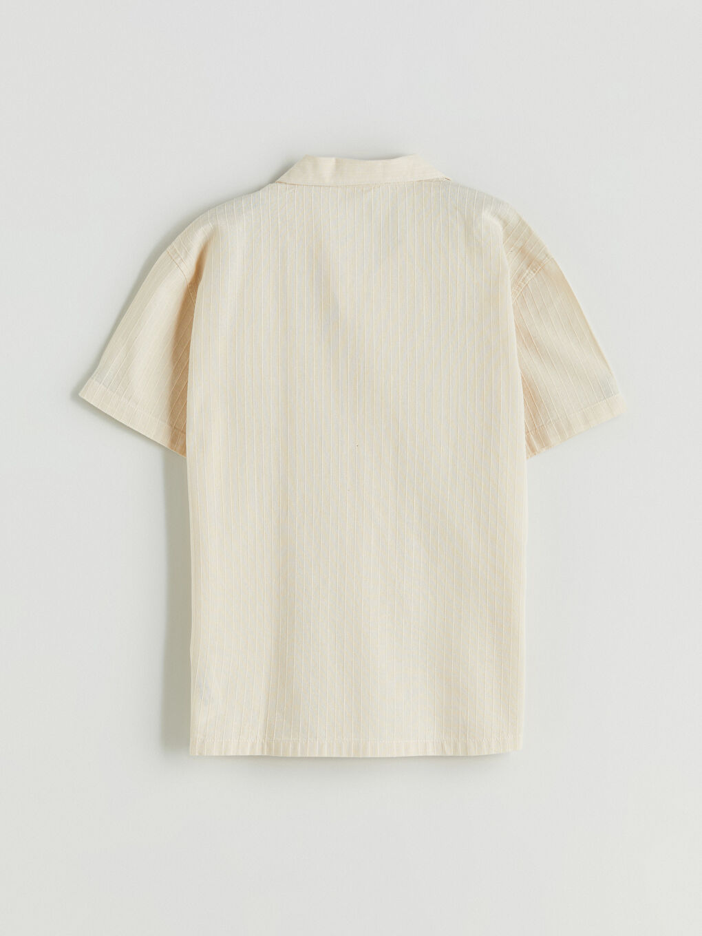 قميص بوبلين كم قصير للأولاد-2