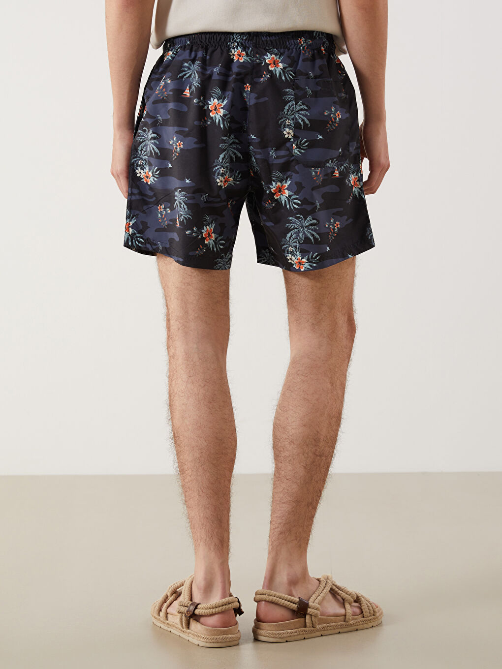 LCW ECO Short Patterned Men's Swimming Shorts -S5HU67Z8-LQ9