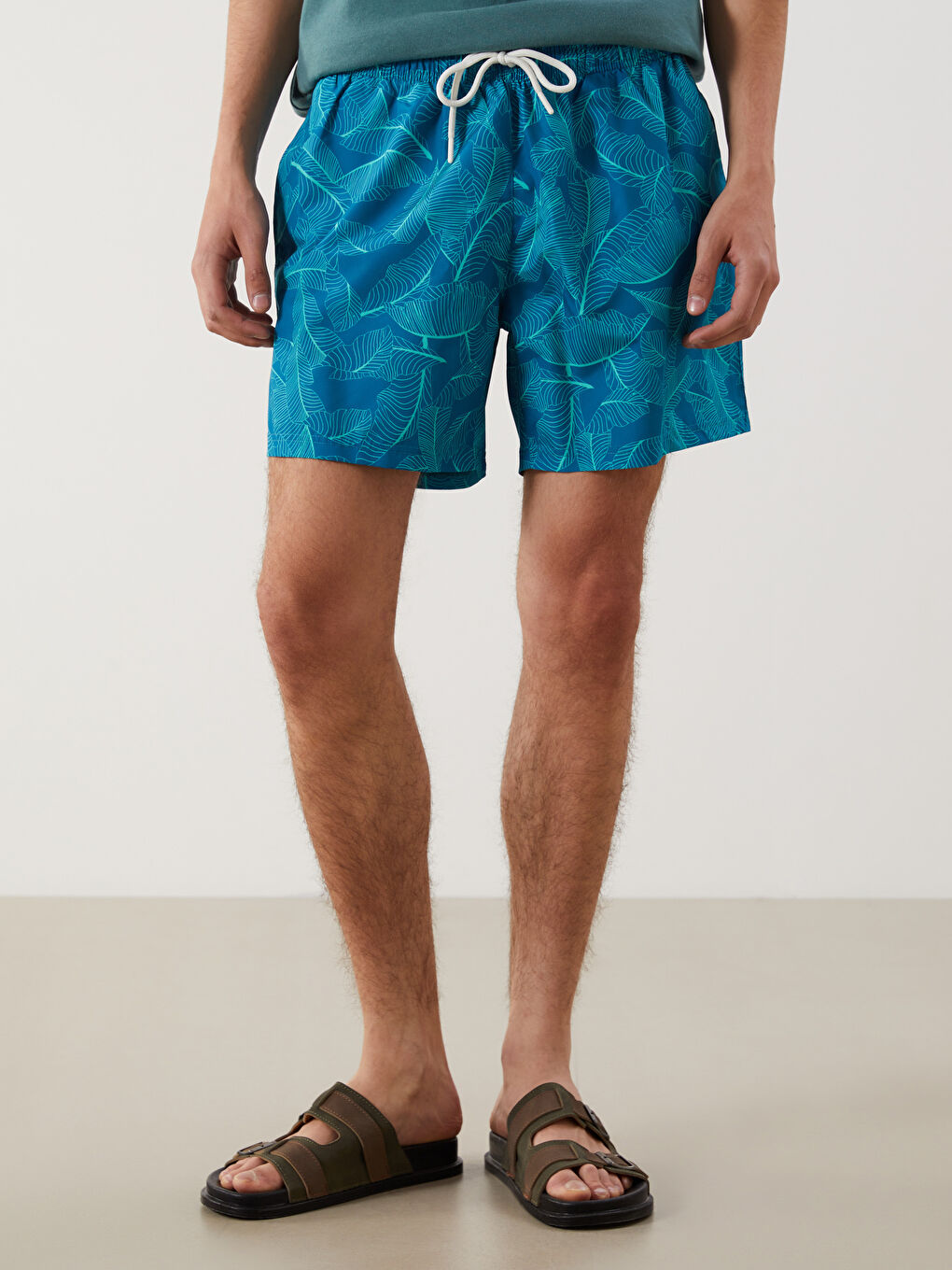 LC Waikiki Short Patterned Men's Swimming Shorts -S5HU68Z8-LQQ