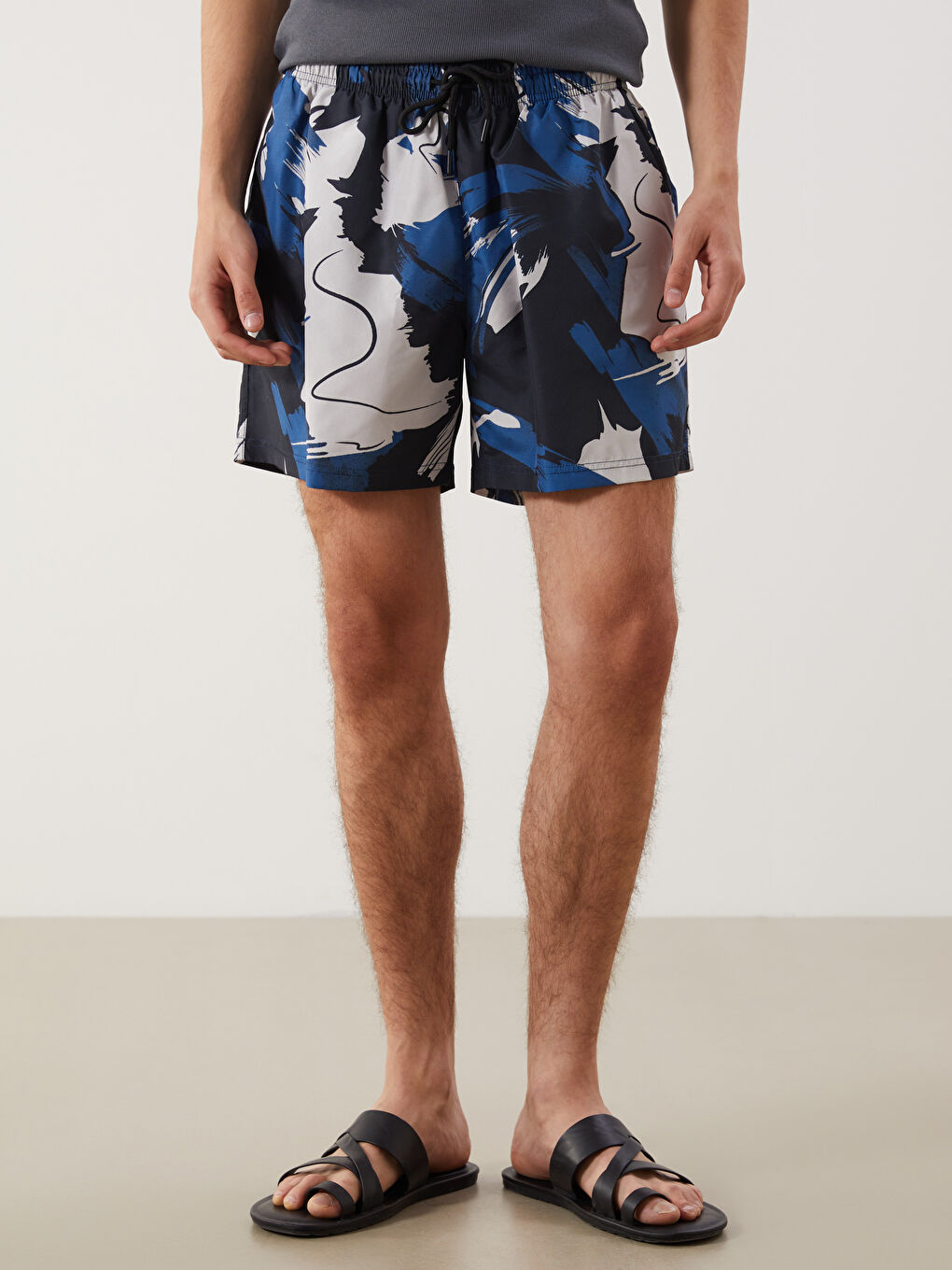 LCW ECO Short Patterned Men's Swimming Shorts -S5HU78Z8-LSJ