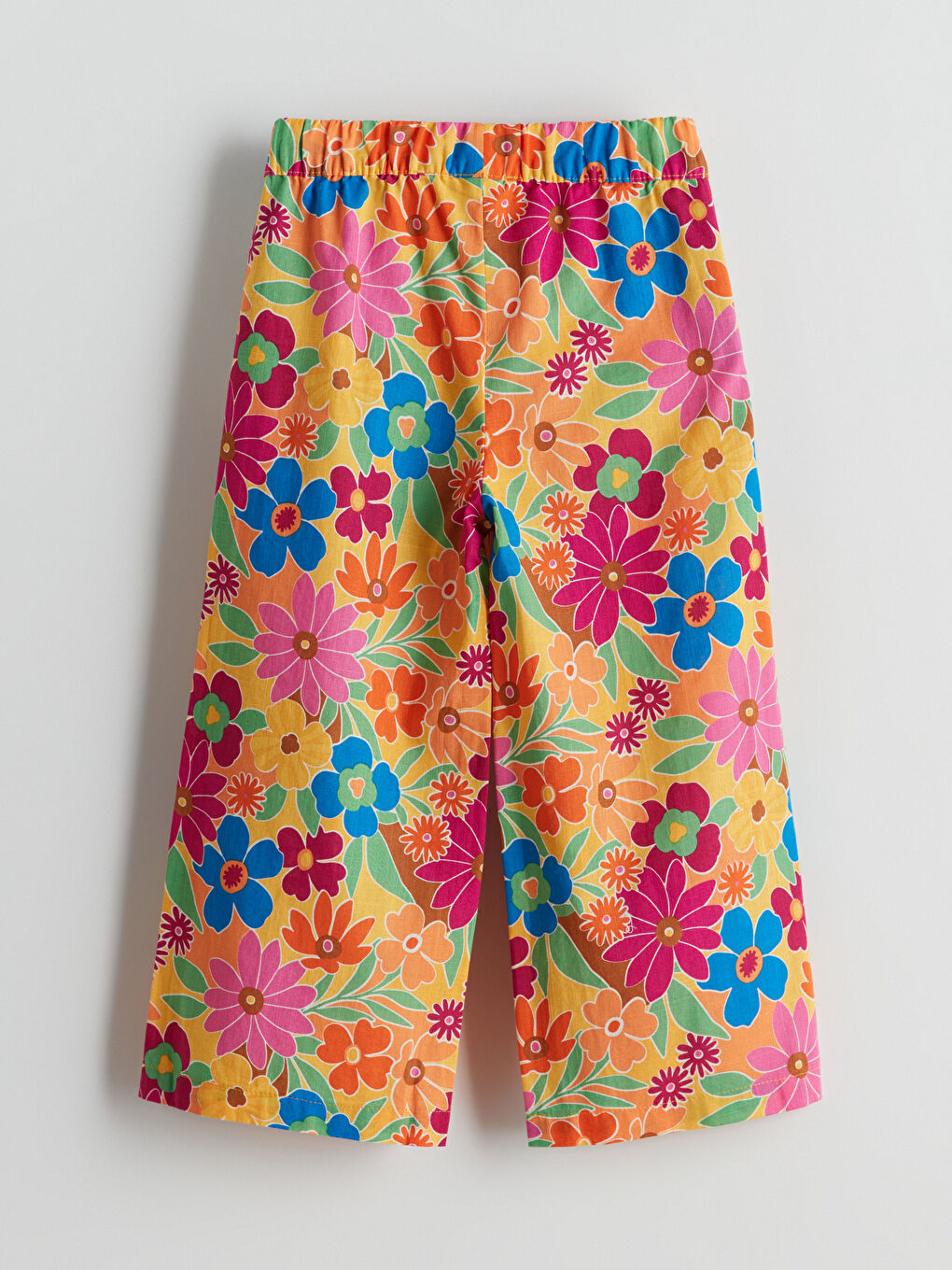 Açık Turuncu Baskılı Pantolon-2