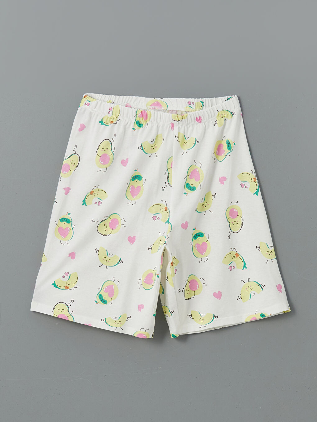 Crew Neck Girls' Shortie Pyjama Set -S5HY23Z4-QXB