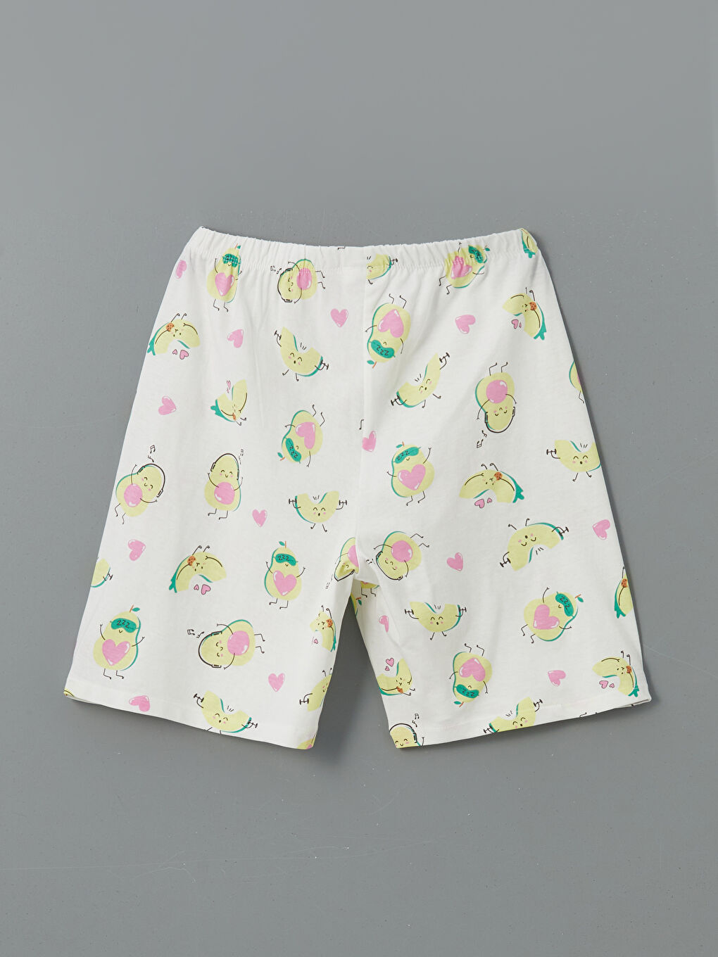 Crew Neck Girls' Shortie Pyjama Set -S5HY23Z4-QXB