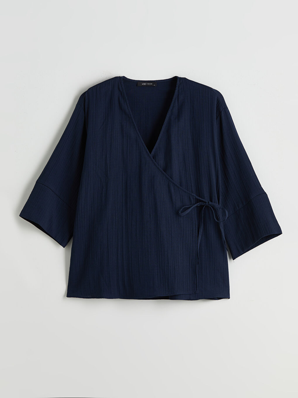 LCW Vision Double Breasted Textured Women's Kimono -S5HY72Z8-VZX
