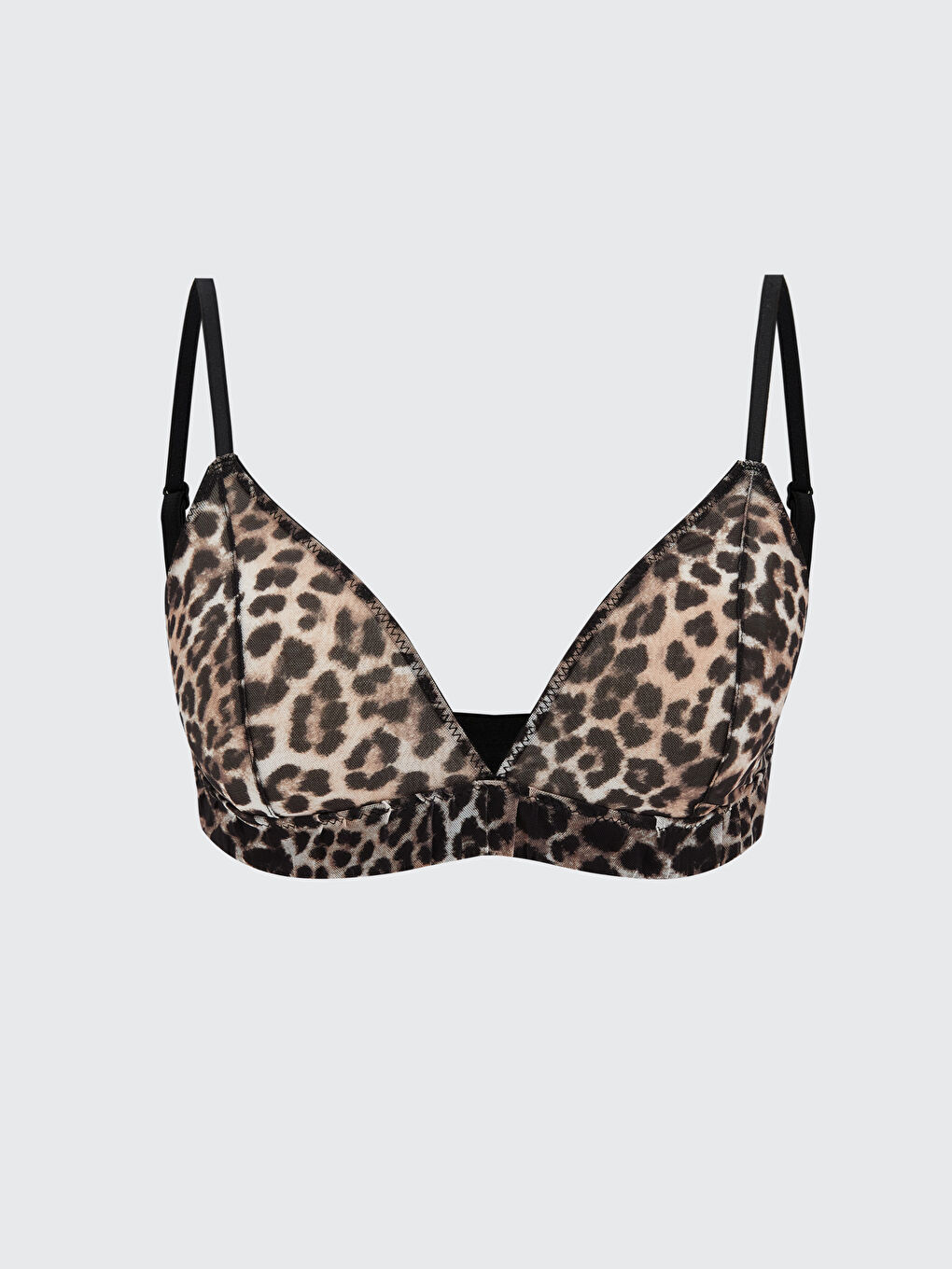 Non-wired Non-Padded Patterned Fantasy Bra -S5I002Z8-LQY