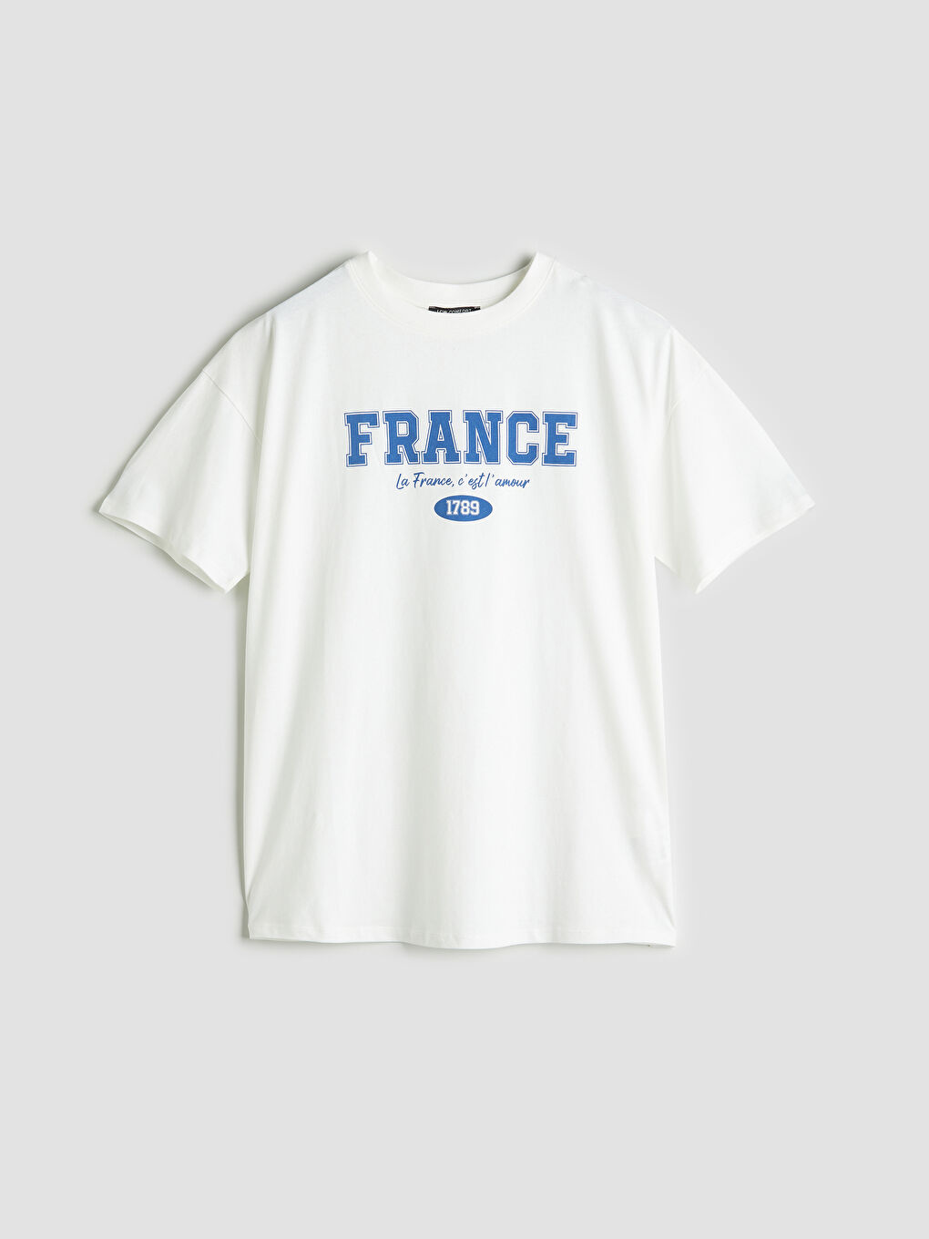 LCW Comfort Woman ECRU T-Shirt -S5I012Z8-R9J