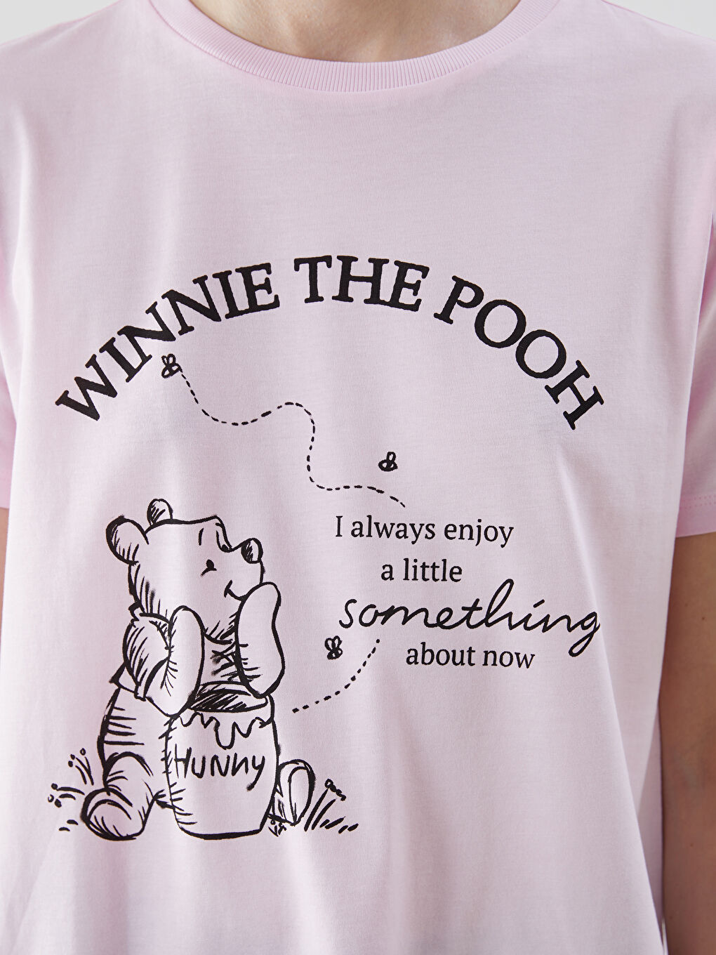 Ženska majica okruglog izreza sa otiskom Winnie the Pooh -S5I044Z8-QWM