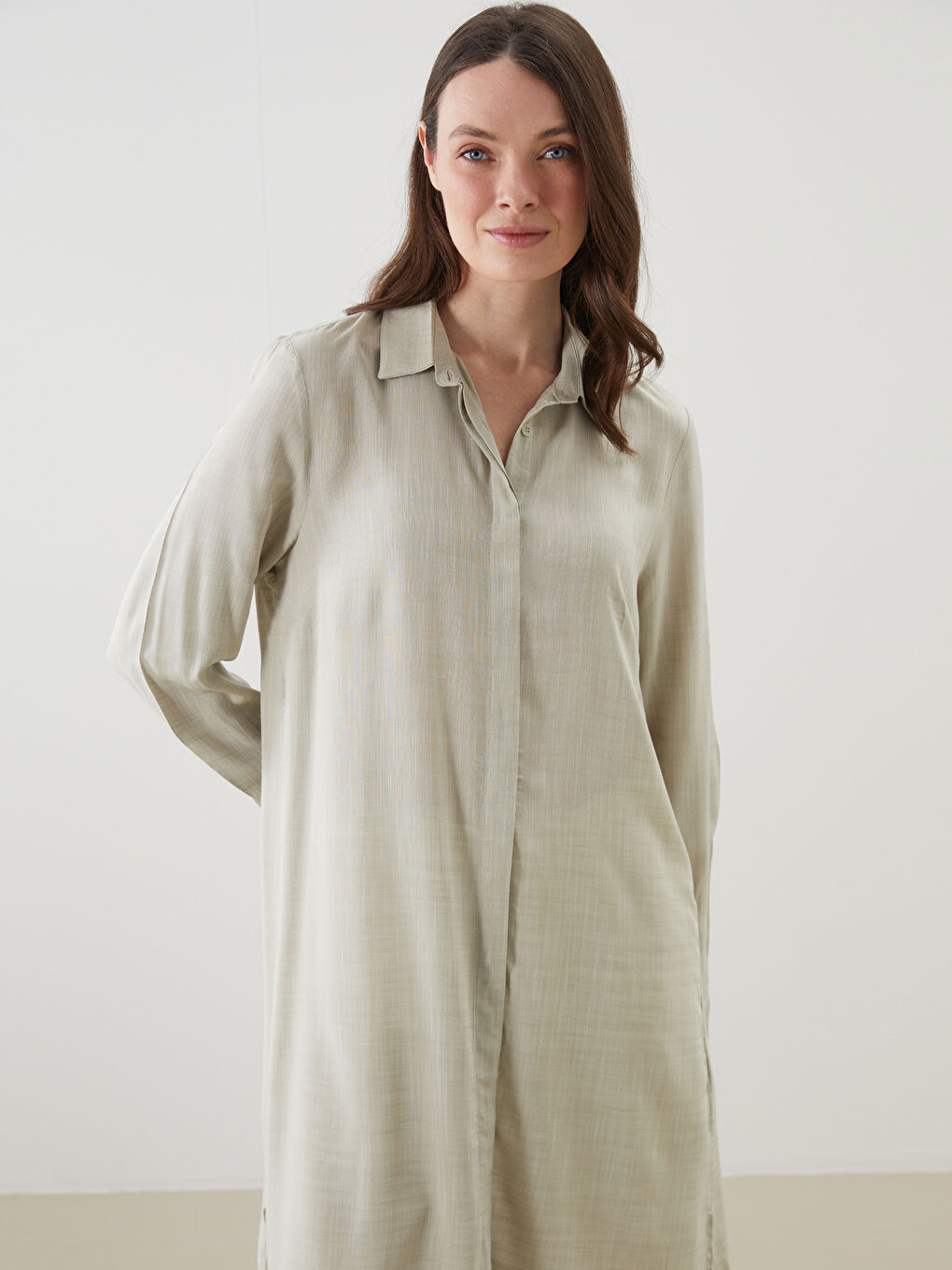 LCW Grace Women's Shirt Tunic -S5I060Z8-GHY