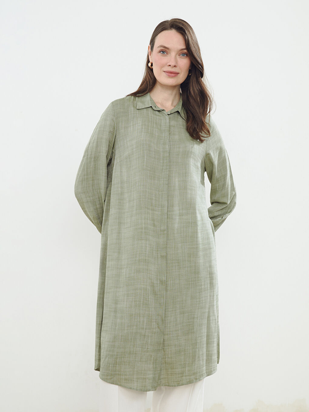 LCW Grace Women's Shirt Tunic -S5I060Z8-VF2