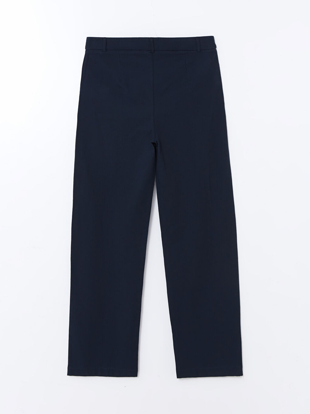LCW Vision Indigo Standart Fit Düz Keten Karışımlı Kadın Pantolon - 5