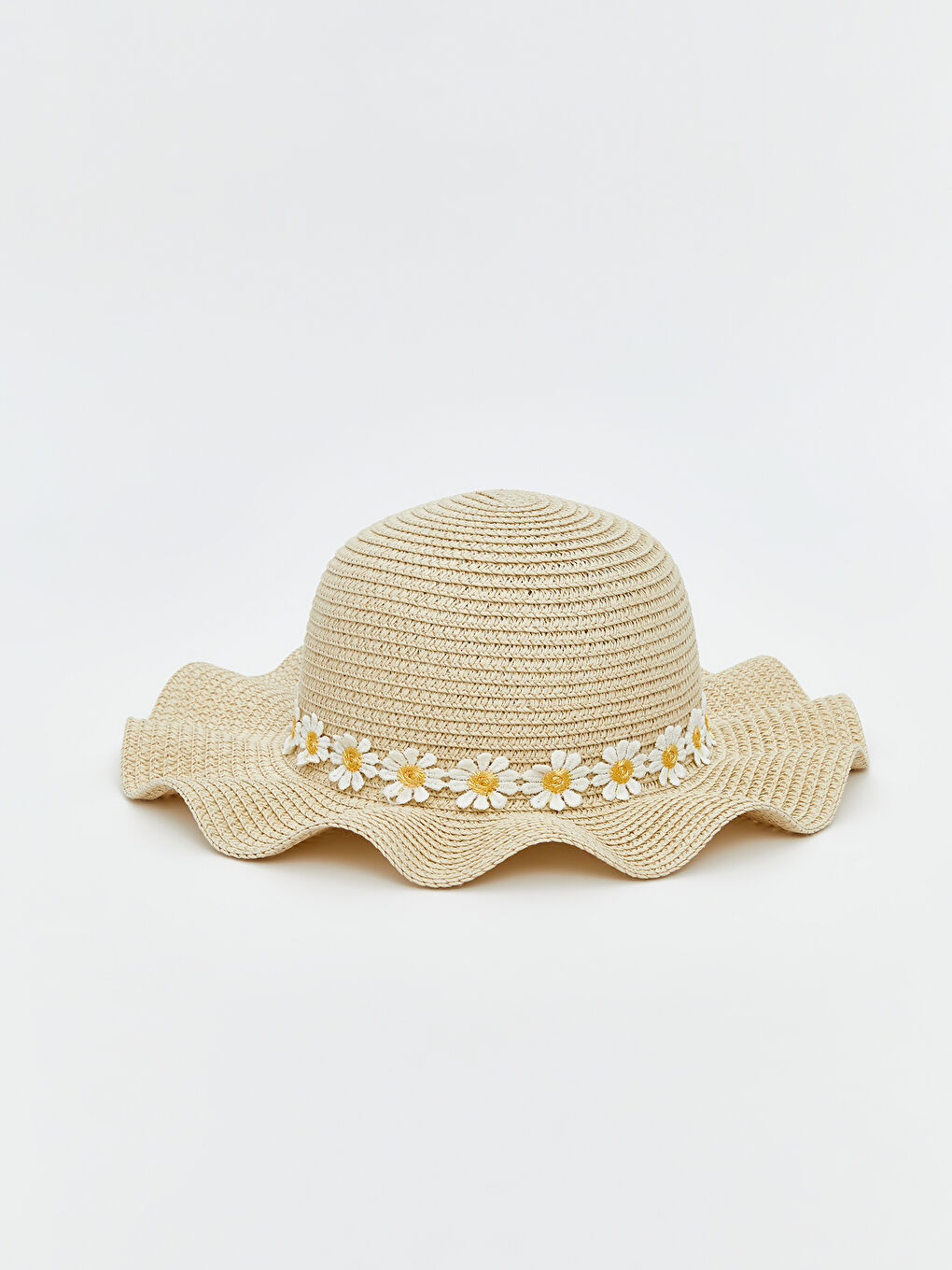 LCW ACCESSORIES Floral Patterned Straw Girls' Hat -S5I079Z4-F0B