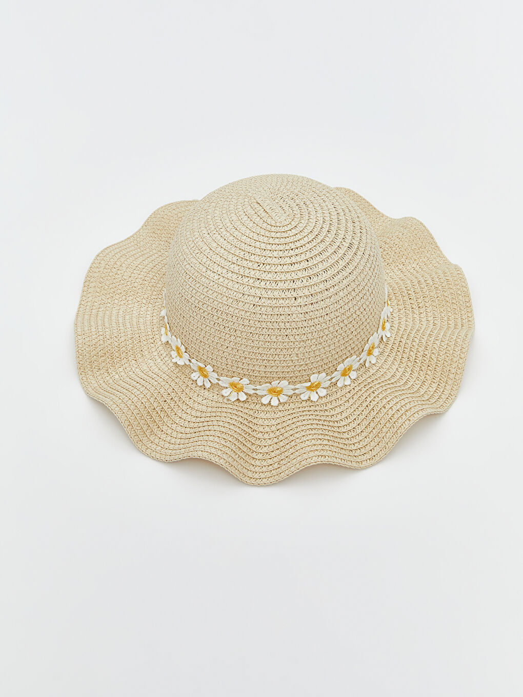 LCW ACCESSORIES Floral Patterned Straw Girls' Hat -S5I079Z4-F0B