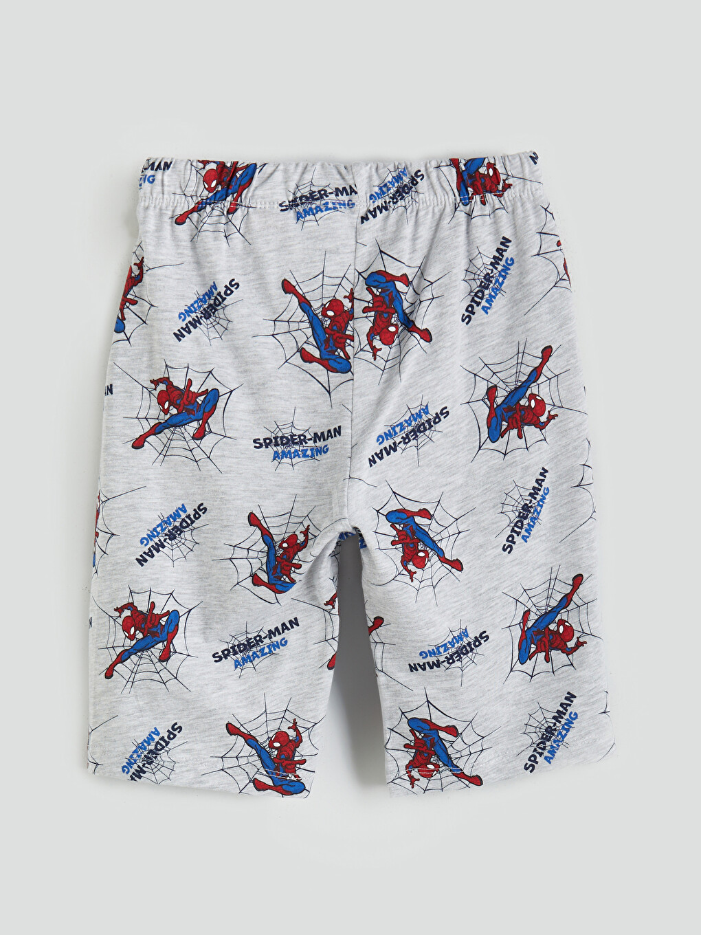 Gri Spider-man Baskılı Erkek Çocuk Pijama Alt-1