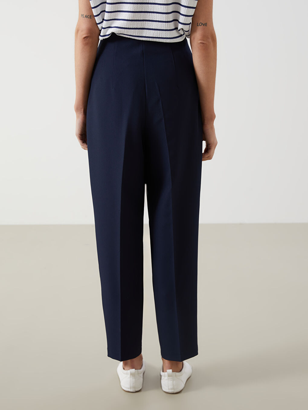 Standard Fit Women's Cigarette Pants -S5I135Z8-JHE