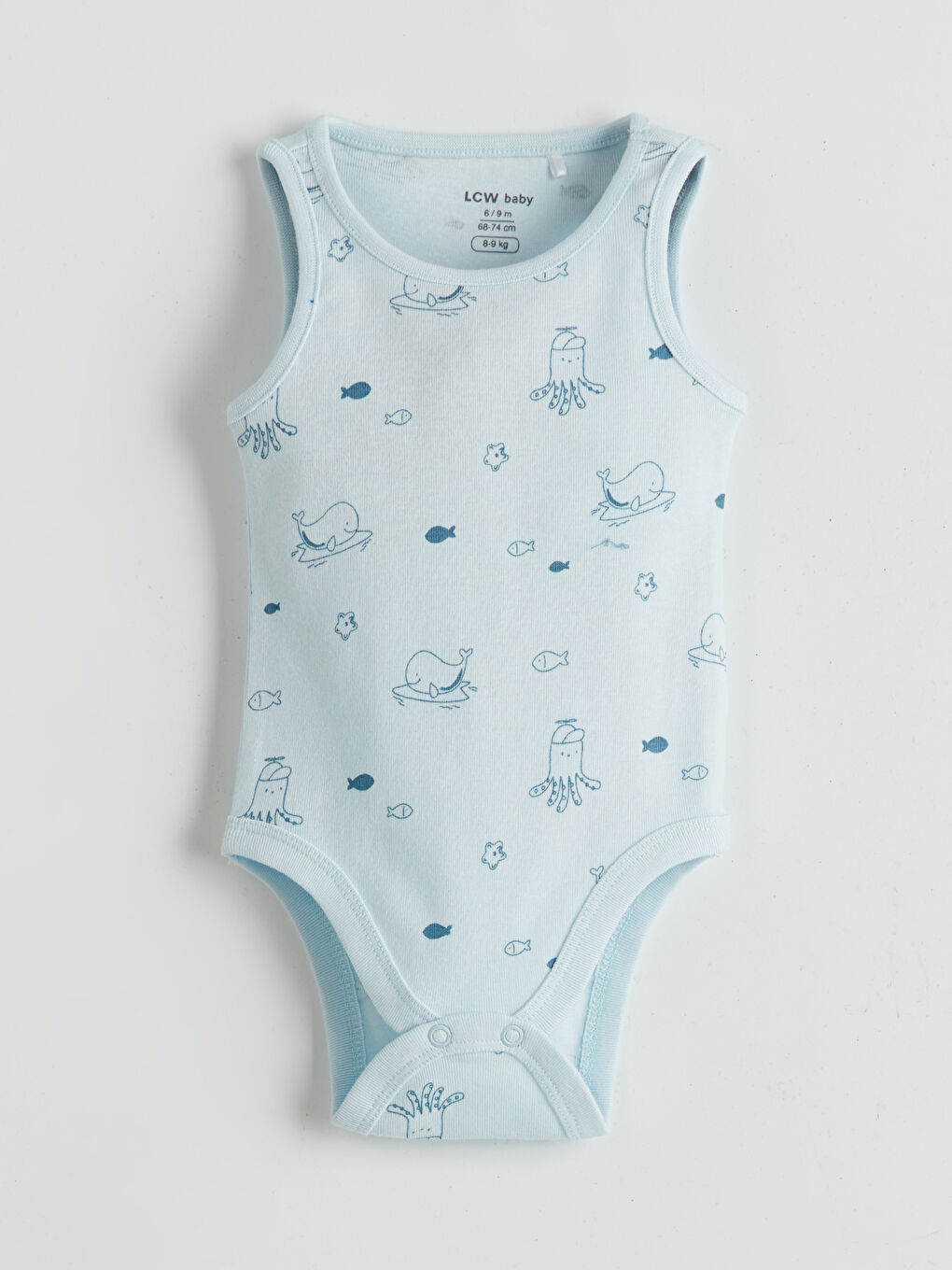 Organic Fabric Baby Boys Snap-Button Bodysuit and Shorts 2 Pack -S5I162Z1-LQT