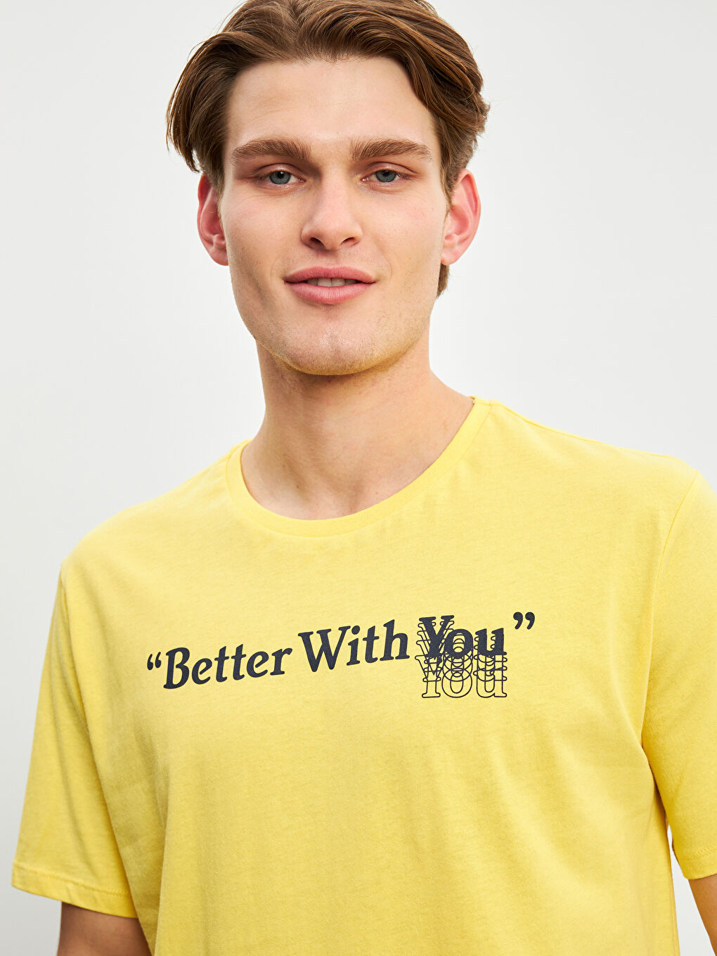 Sarı Standart Kalıp Erkek Şortlu Pijama Takımı-2