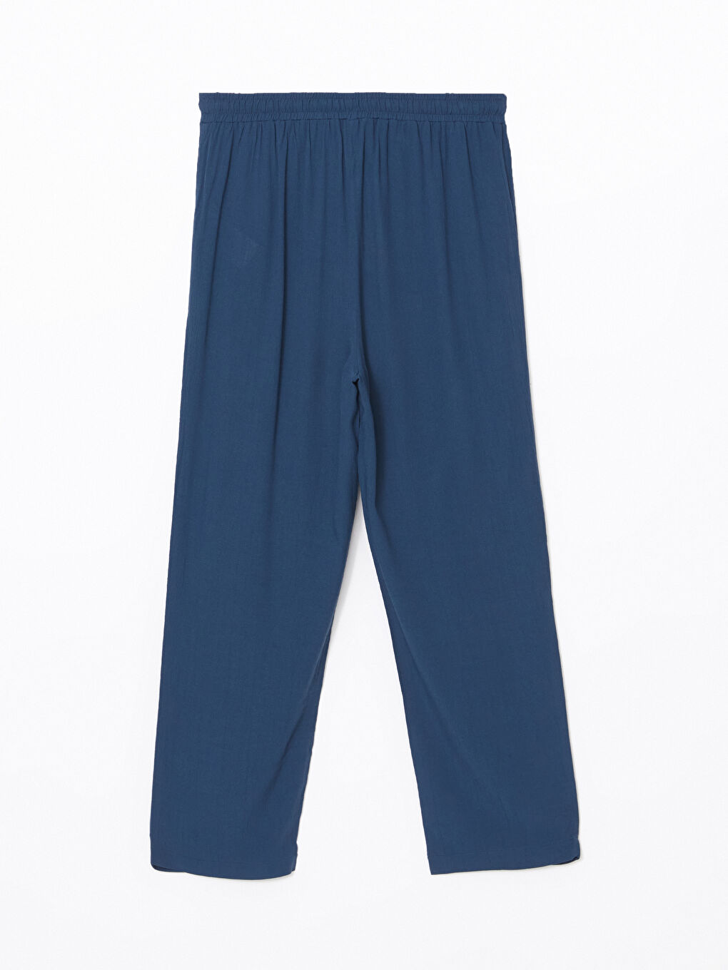 Elastic Waist Textured Women's Trousers -S5I231Z8-YE1