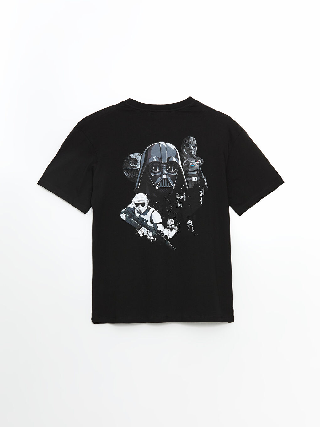 Crew Neck Short Sleeve Star Wars Printed Jersey Men's T-Shirt -S5I233Z8-CVL