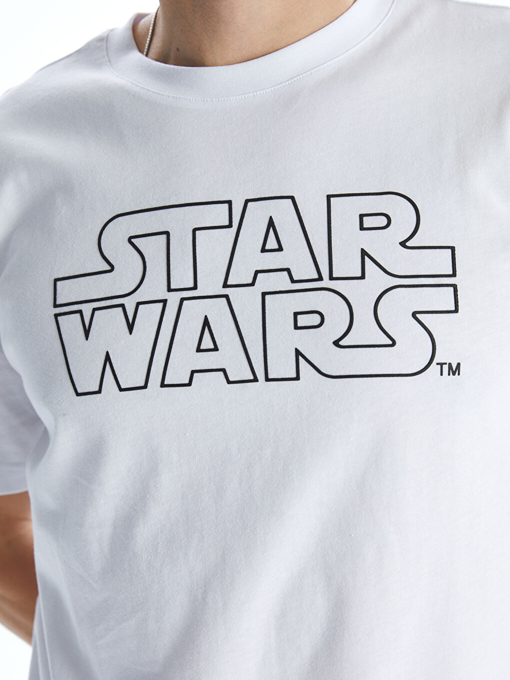 Crew Neck Short Sleeve Star Wars Printed Jersey Men's T-Shirt -S5I233Z8-Q6K