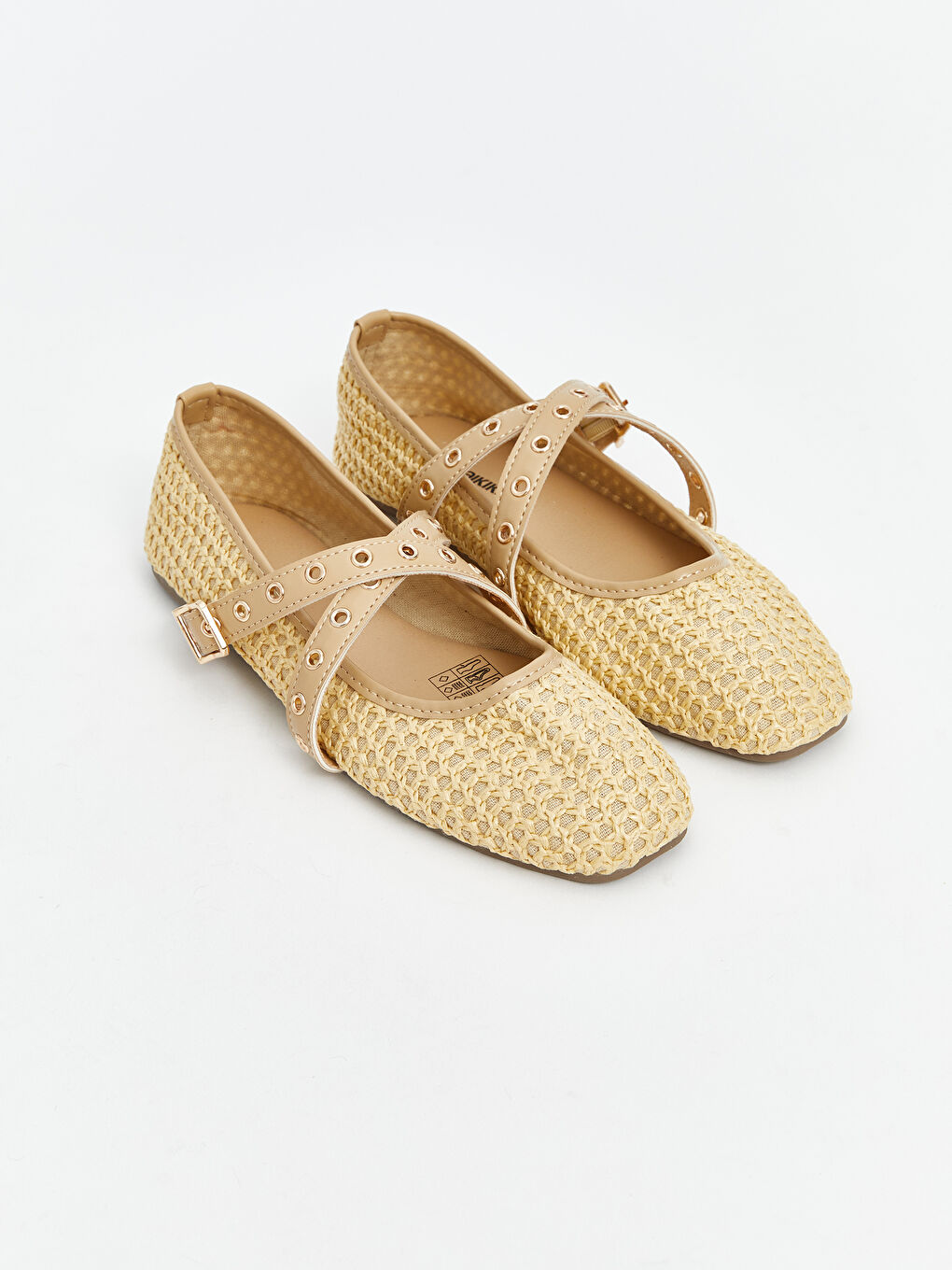 LCW STEPS Cross-Strap Women's Ballet Flats -S5I244Z8-R81