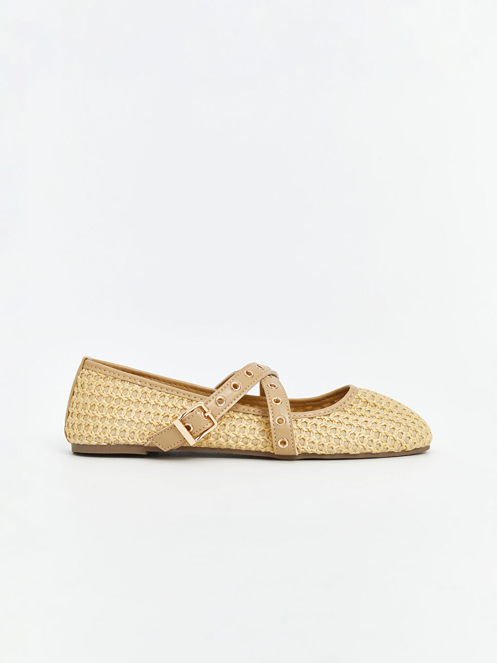 LCW STEPS Cross-Strap Women's Ballet Flats -S5I244Z8-R81