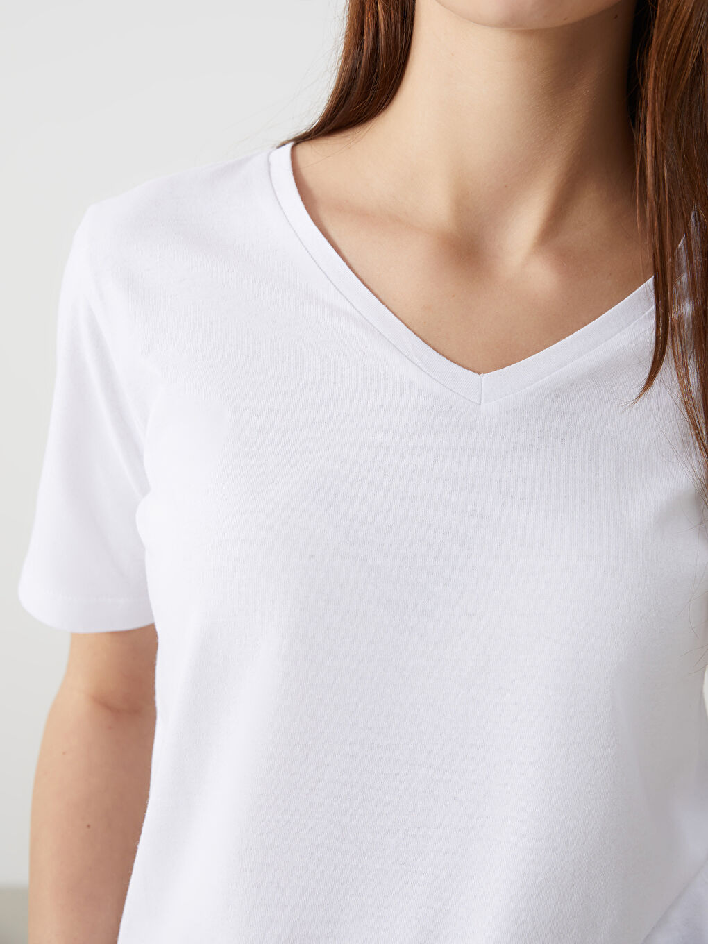 V-Neck Women's T-Shirt -S5I278Z8-J5E
